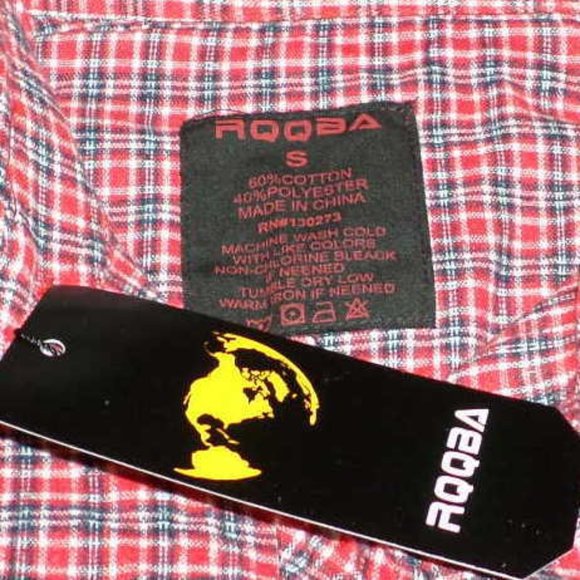 RQQBA Red Plaid Button Down Brushed Flannel Shirt - Women’s Small NWT - Picture 7 of 10